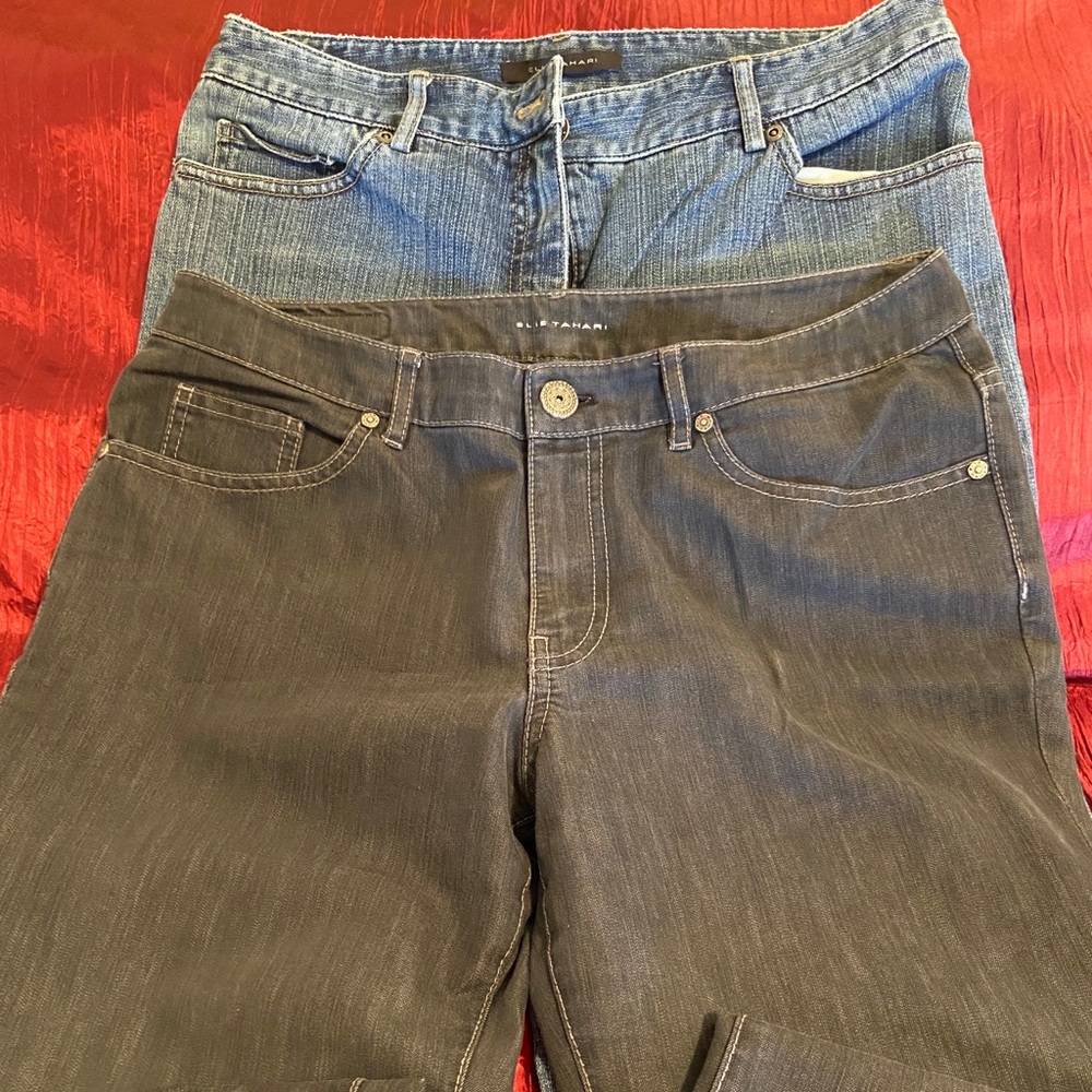 2 Pairs Elie Tahari Jeans